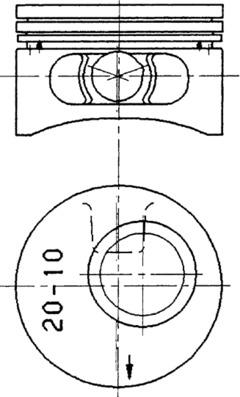 Kolbenschmidt Zuiger 90245600