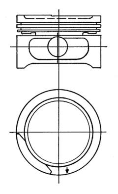 Kolbenschmidt Zuiger 90555630