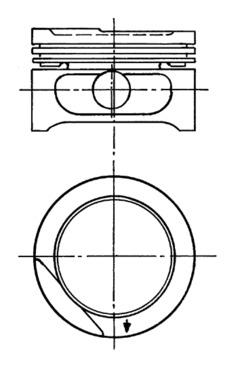 Kolbenschmidt Zuiger 90556605