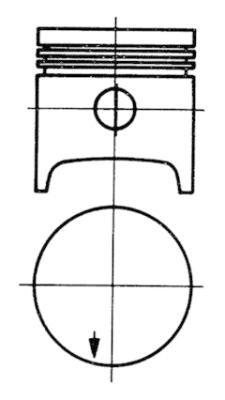 Kolbenschmidt Zuiger 91350701