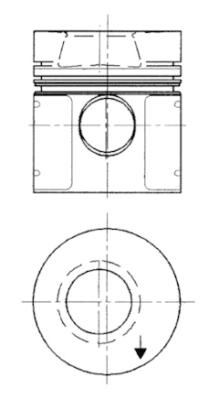 Kolbenschmidt Zuiger 91551610