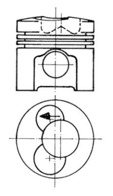 Kolbenschmidt Zuiger 93472600