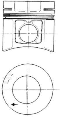 Kolbenschmidt Zuiger 93485600