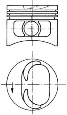 Kolbenschmidt Zuiger 93672600