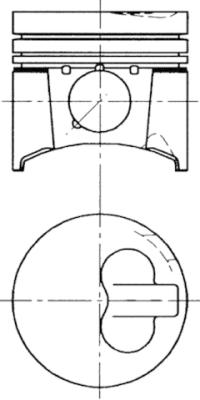 Kolbenschmidt Zuiger 94743710