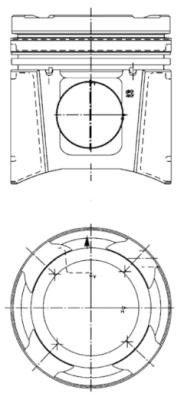 Kolbenschmidt Zuiger 41012600