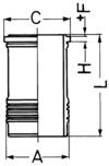 Kolbenschmidt Cilinderbus/voering O-ring 89162110