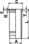 Kolbenschmidt Cilinderbus/voering O-ring 89367110