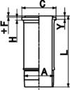 Kolbenschmidt Cilinderbus/voering O-ring 89084110