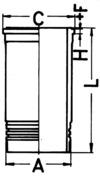 Kolbenschmidt Cilinderbus/voering O-ring 89833110