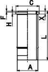 Kolbenschmidt Cilinderbus/voering O-ring 89599110