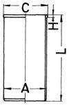 Kolbenschmidt Cilinderbus/voering O-ring 89823190