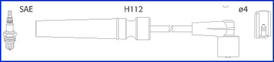 Hitachi Bougiekabelset 134236