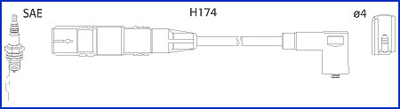 Hitachi Bougiekabelset 134787