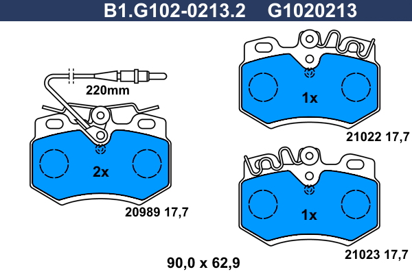 Galfer Remblokset B1.G102-0213.2