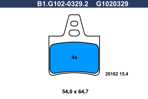 Galfer Remblokset B1.G102-0329.2