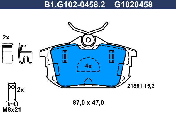 Galfer Remblokset B1.G102-0458.2