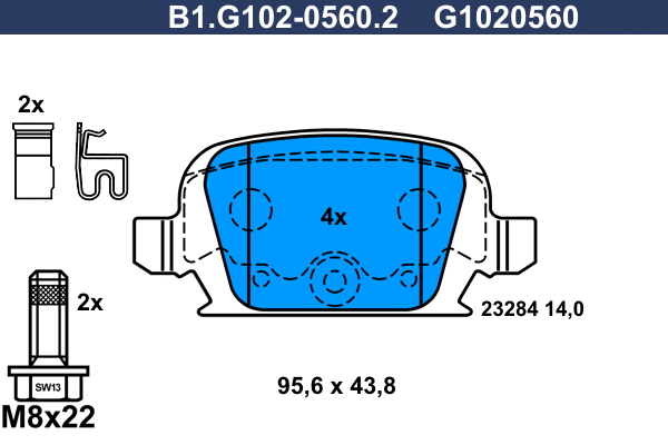 Galfer Remblokset B1.G102-0560.2