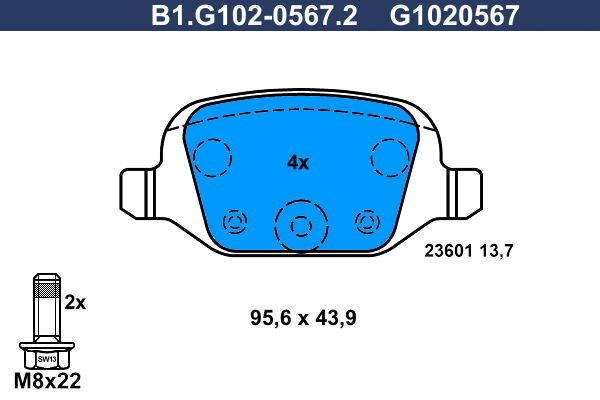 Galfer Remblokset B1.G102-0567.2