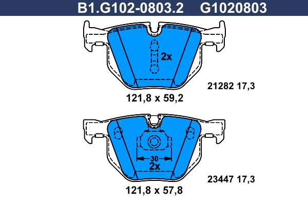 Galfer Remblokset B1.G102-0803.2