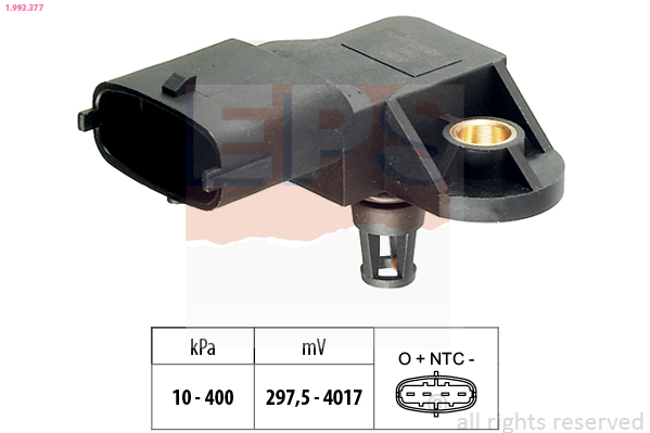 EPS Inlaatdruk-/map sensor 1.993.377