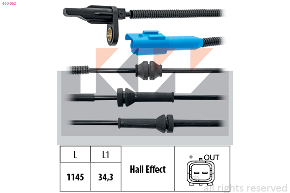 KW ABS sensor 460 062