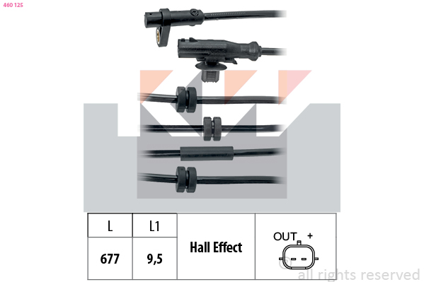 KW ABS sensor 460 125