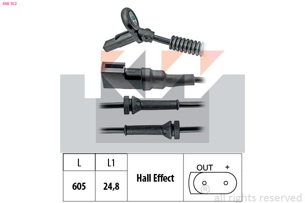 KW ABS sensor 460 152