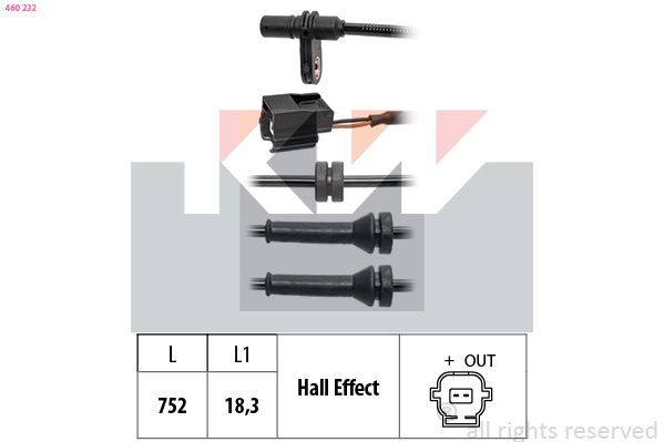 KW ABS sensor 460 232