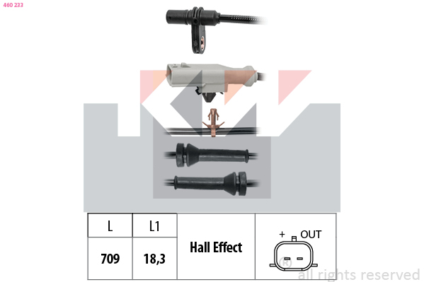 KW ABS sensor 460 233