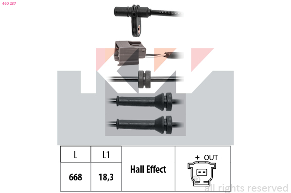 KW ABS sensor 460 237