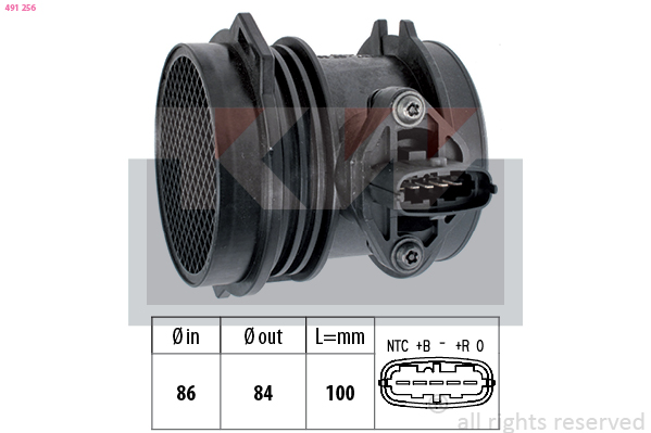 KW Luchtmassameter 491 256