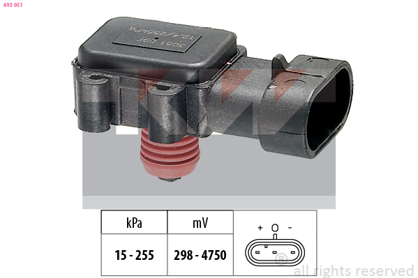 KW Vuldruk sensor 493 051
