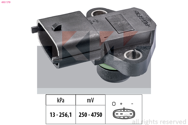 KW Vuldruk sensor 493 179