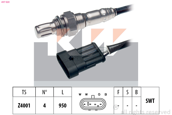 KW Lambda-sonde 497 020