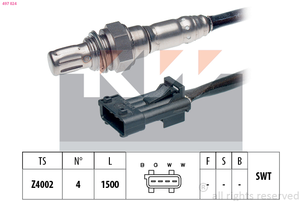 KW Lambda-sonde 497 024