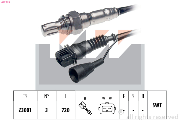 KW Lambda-sonde 497 025