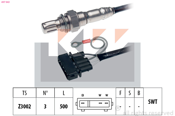 KW Lambda-sonde 497 043