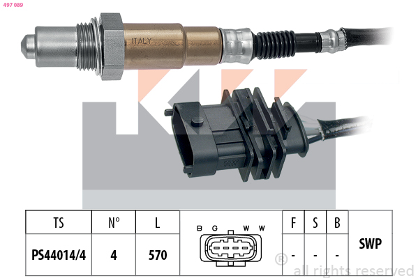 KW Lambda-sonde 497 089