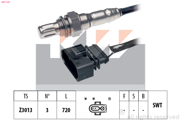 KW Lambda-sonde 497 147