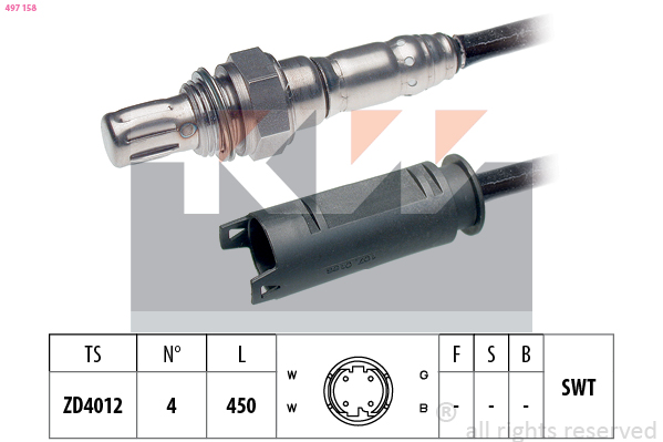 KW Lambda-sonde 497 158