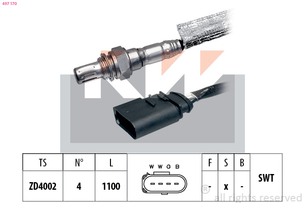 KW Lambda-sonde 497 170