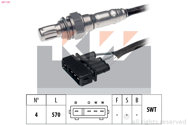 KW Lambda-sonde 497 191