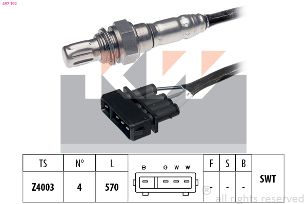 KW Lambda-sonde 497 192