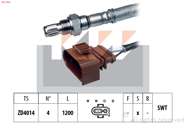 KW Lambda-sonde 497 304