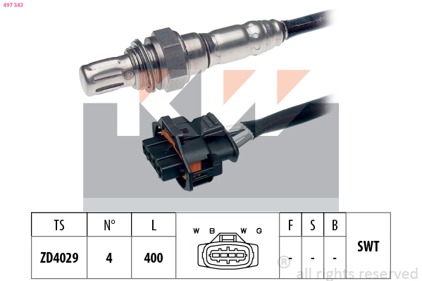 KW Lambda-sonde 497 343