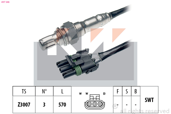 KW Lambda-sonde 497 346