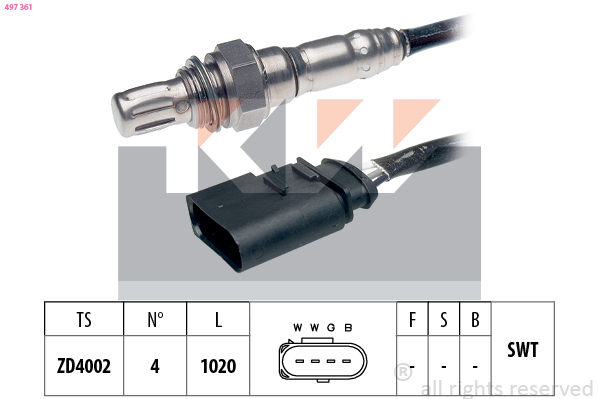 KW Lambda-sonde 497 361