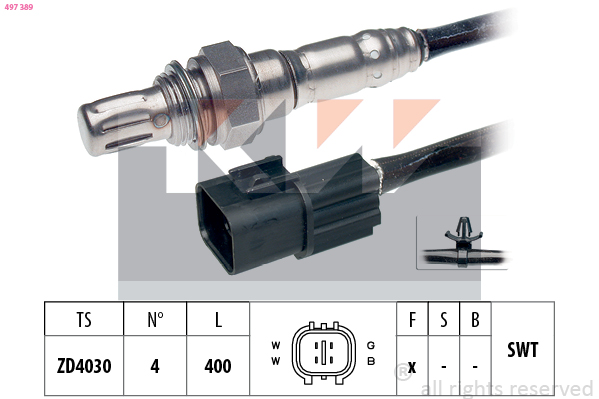 KW Lambda-sonde 497 389