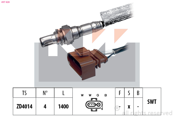 KW Lambda-sonde 497 428